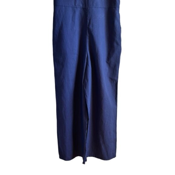 Uniqlo linen blend sleeveless wide leg cropped romper Sz XS excellent condition - Picture 5 of 15